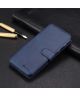 Samsung Galaxy A6 Plus Luxe Portemonnee Hoesje Blauw