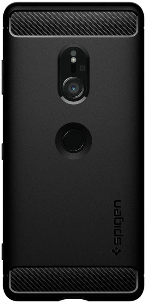 Spigen Rugged Armor Sony Xperia XZ3 Hoesje Zwart afbeelding 2