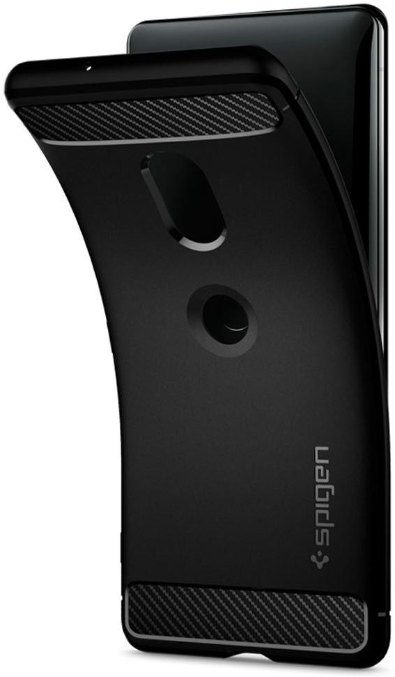 Spigen Rugged Armor Sony Xperia XZ3 Hoesje Zwart afbeelding 6