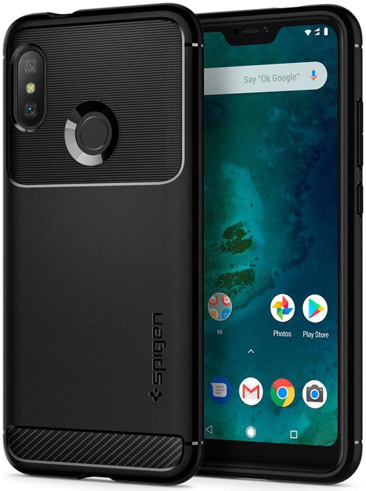 Spigen Rugged Armor Xiaomi Mi A2 Lite Hoesje Zwart afbeelding 1