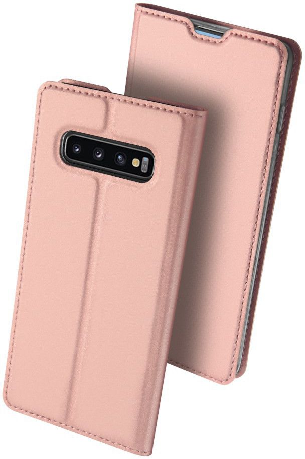 Dux Ducis Book Case Samsung Galaxy S10 Plus Hoesje Roze Goud afbeelding 5