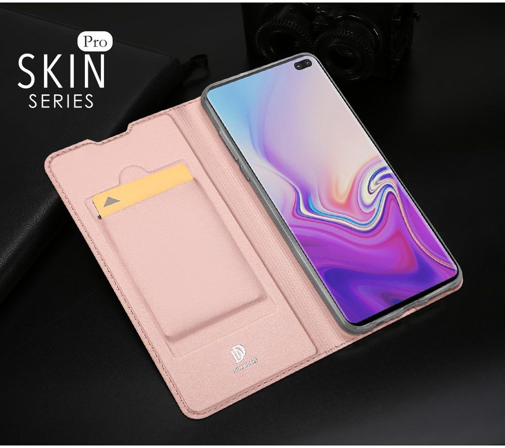 Dux Ducis Book Case Samsung Galaxy S10 Plus Hoesje Roze Goud afbeelding 12