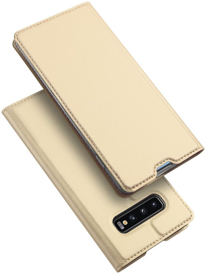 Dux Ducis Book Case Samsung Galaxy S10 Plus Hoesje Goud afbeelding 5