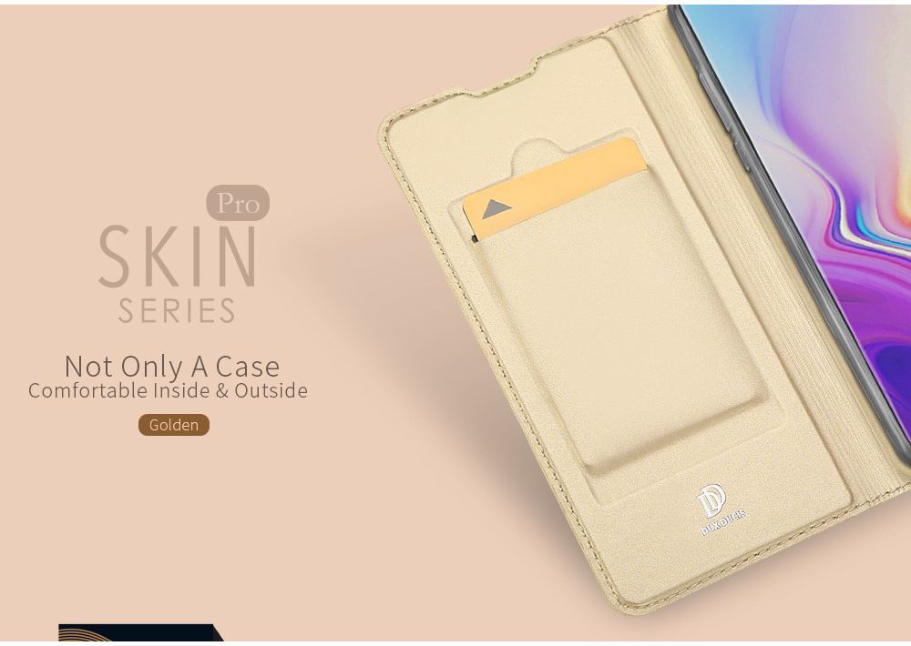 Dux Ducis Book Case Samsung Galaxy S10 Plus Hoesje Goud afbeelding 7