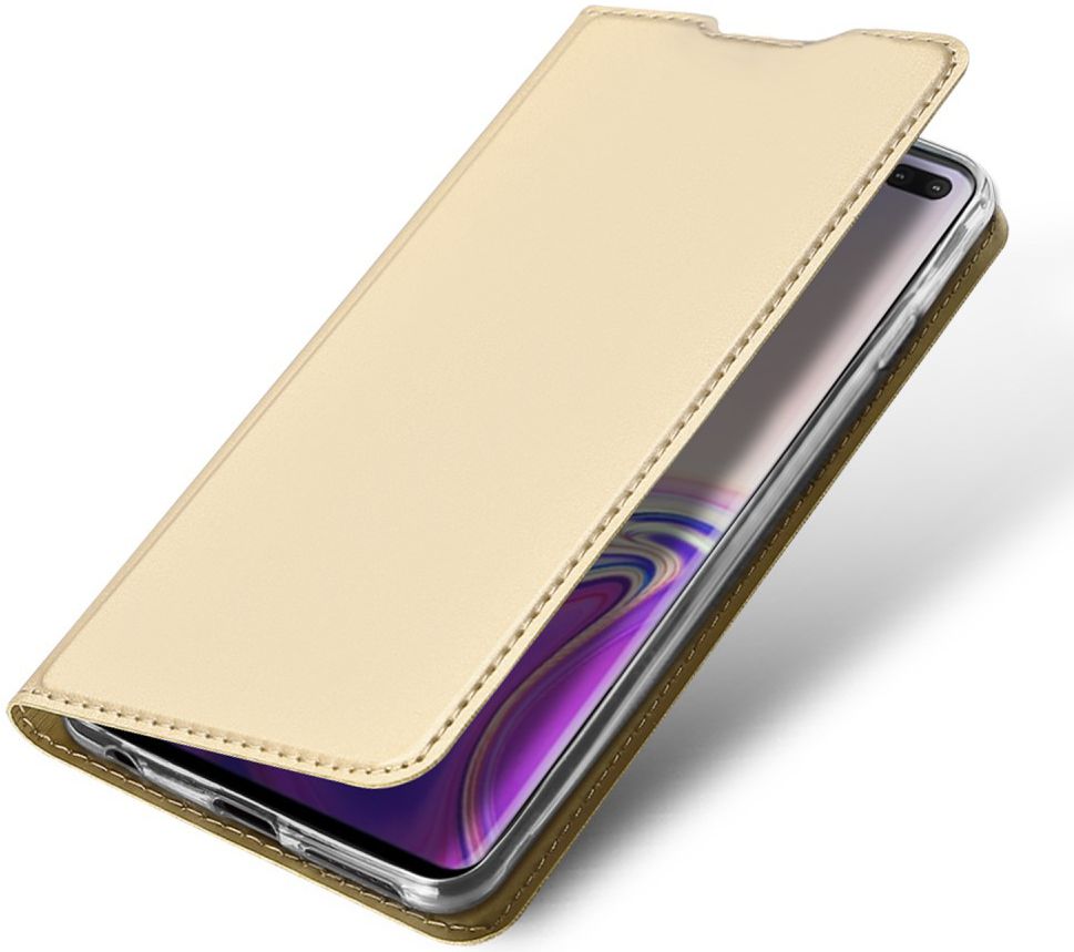 Dux Ducis Book Case Samsung Galaxy S10 Plus Hoesje Goud afbeelding 1