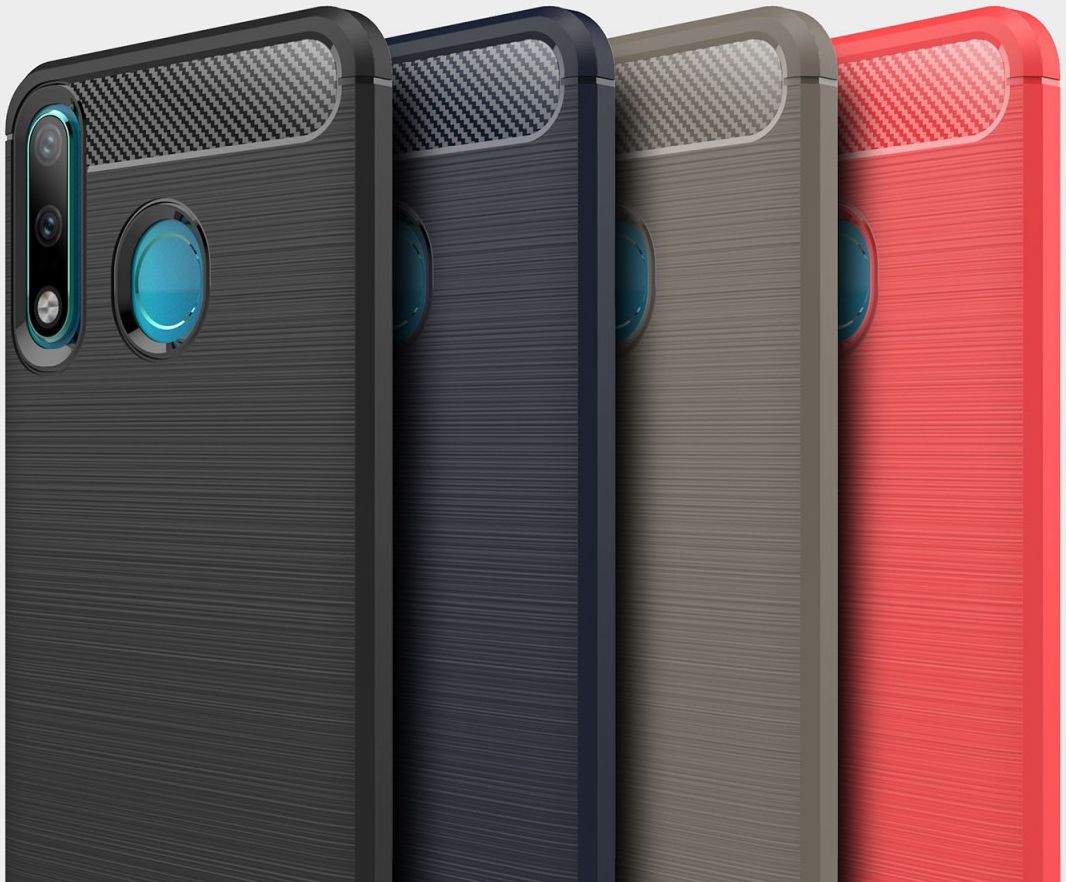 Huawei P30 Lite Geborsteld TPU Hoesje Zwart afbeelding 10