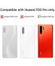 Huawei P30 Pro Siliconen Carbon Hoesje Zwart