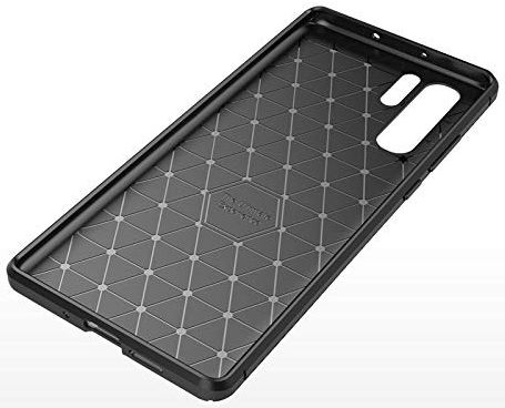 Huawei P30 Pro Siliconen Carbon Hoesje Zwart afbeelding 18