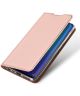 Dux Ducis Book Case Huawei P30 Hoesje Roze Goud
