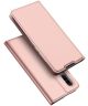 Dux Ducis Book Case Huawei P30 Hoesje Roze Goud