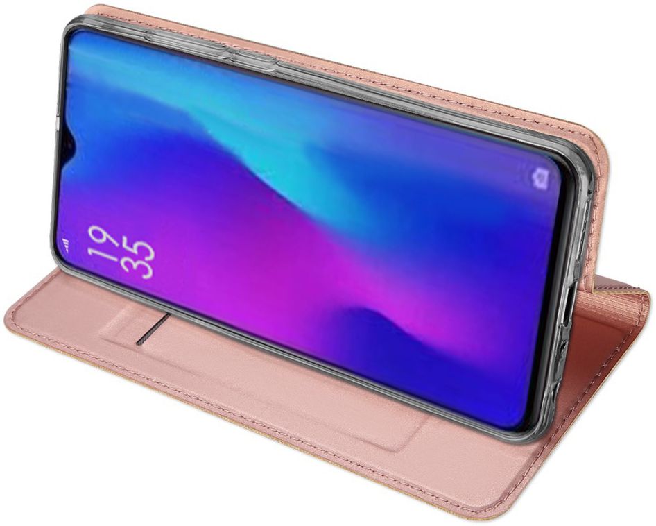Dux Ducis Book Case Huawei P30 Hoesje Roze Goud afbeelding 4