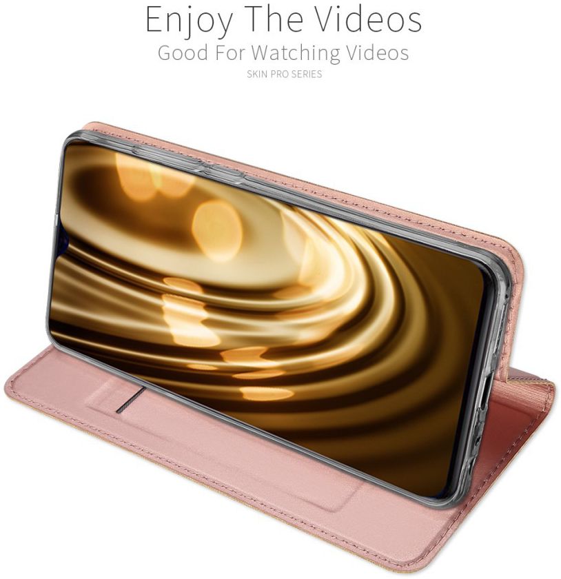 Dux Ducis Book Case Huawei P30 Hoesje Roze Goud afbeelding 9
