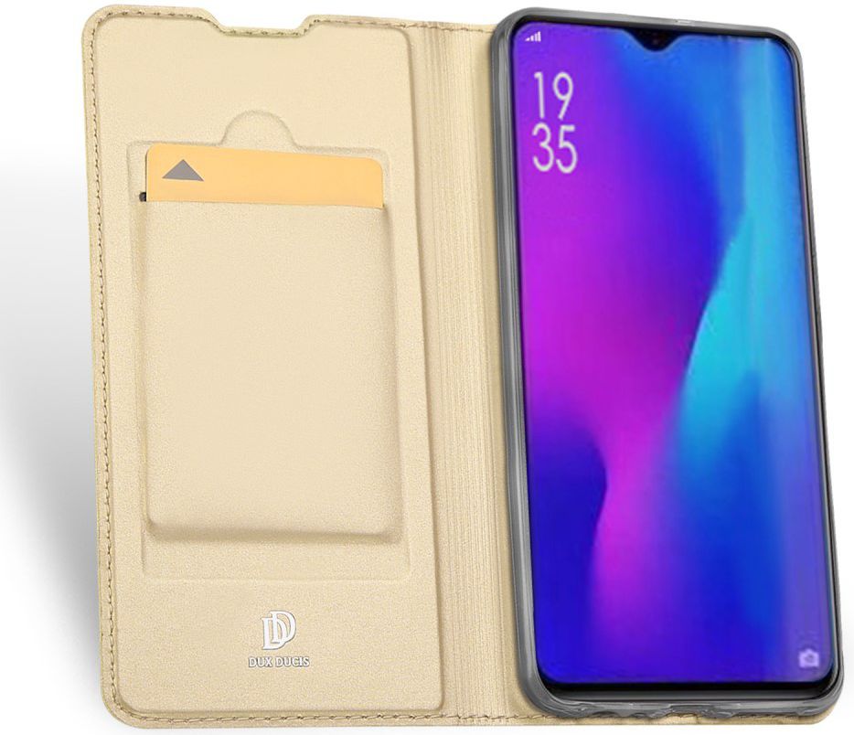 Dux Ducis Book Case Huawei P30 Hoesje Goud afbeelding 2