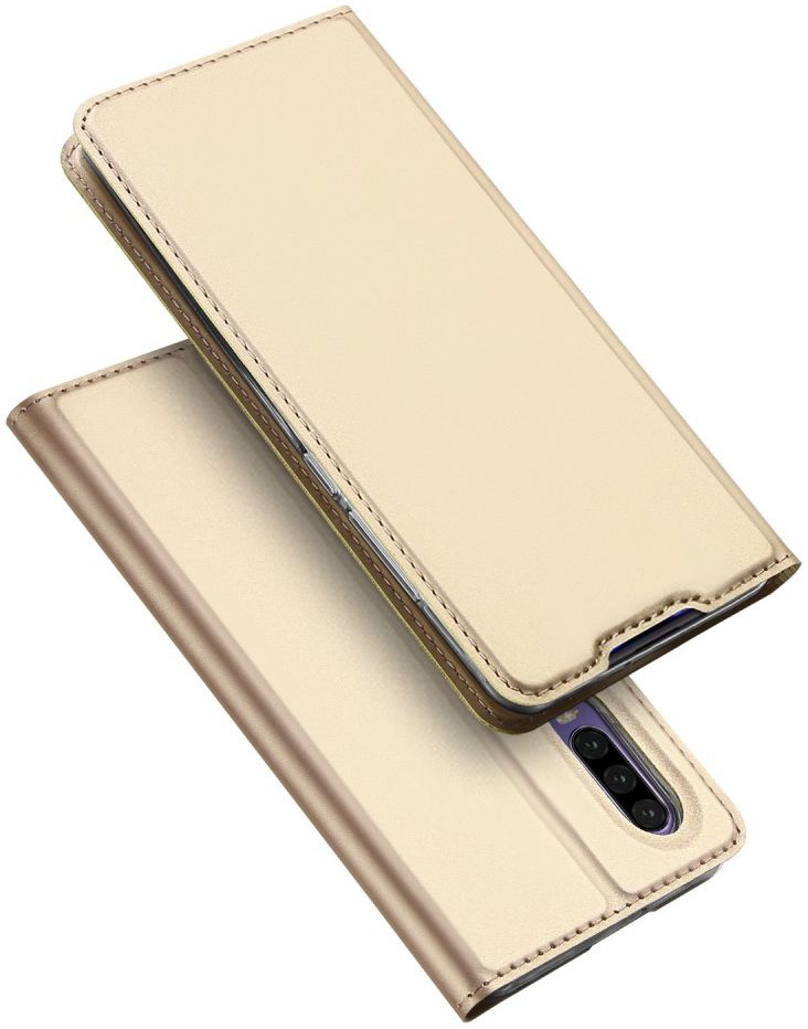 Dux Ducis Book Case Huawei P30 Hoesje Goud afbeelding 6