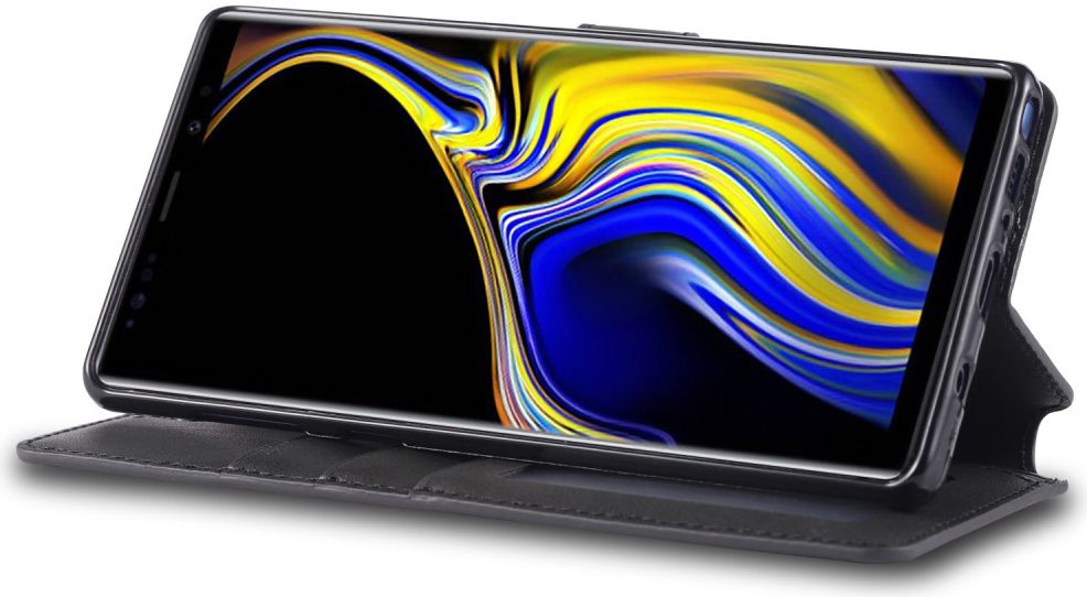 Samsung Galaxy Note 9 Portemonnee Hoesje Zwart afbeelding 4