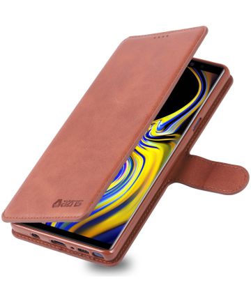 Samsung Galaxy Note 9 Portemonnee Hoesje Bruin Hoesjes
