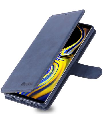 Samsung Galaxy Note 9 Portemonnee Hoesje Donker Blauw Hoesjes