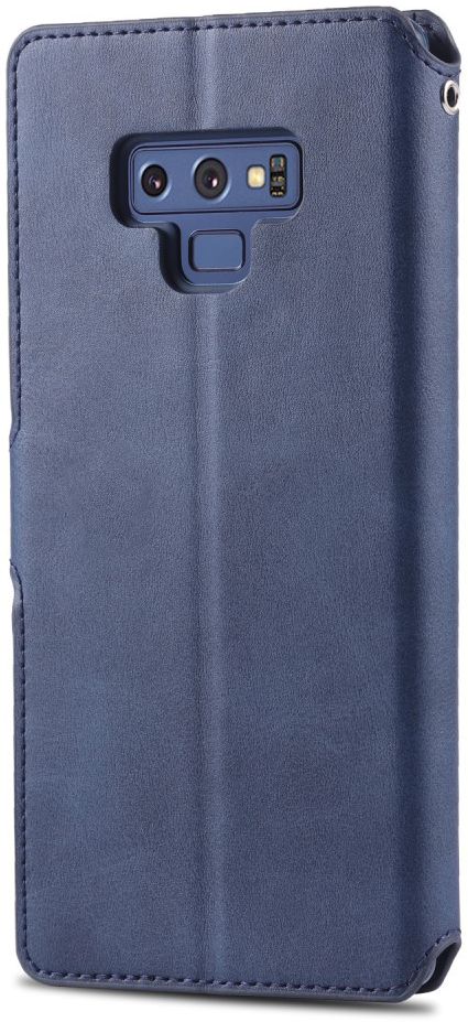 Samsung Galaxy Note 9 Portemonnee Hoesje Donker Blauw afbeelding 6