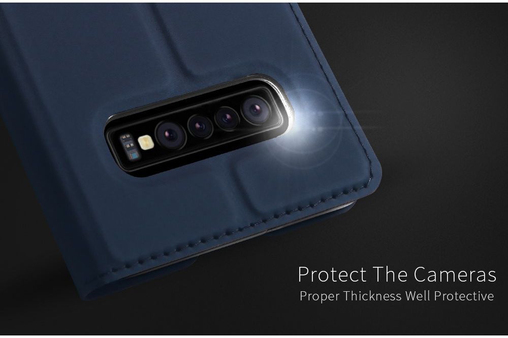 Dux Ducis Premium Book Case Samsung Galaxy S10 Hoesje Blauw afbeelding 11