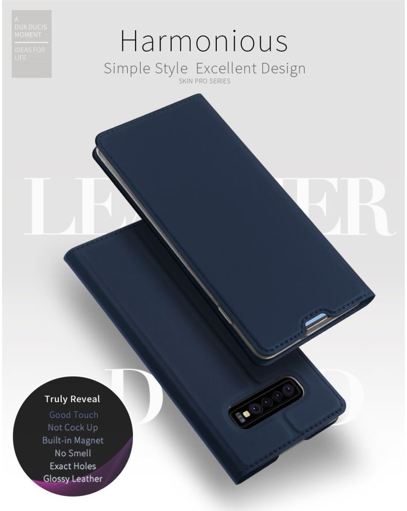 Dux Ducis Premium Book Case Samsung Galaxy S10 Hoesje Blauw afbeelding 8