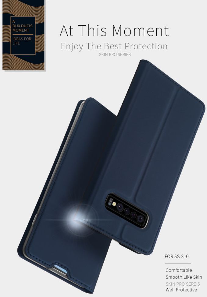 Dux Ducis Premium Book Case Samsung Galaxy S10 Hoesje Blauw afbeelding 9