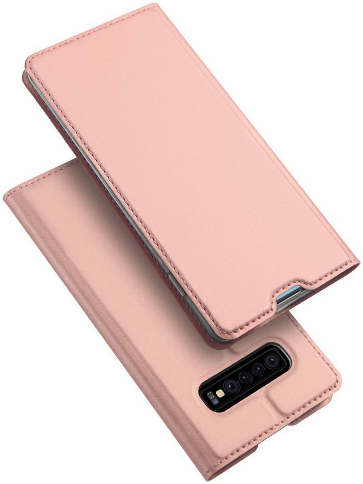 Dux Ducis Premium Book Case Samsung Galaxy S10 Hoesje Roze Goud afbeelding 5