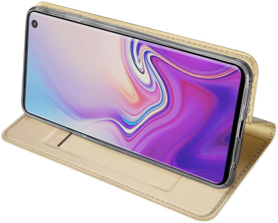 Dux Ducis Premium Book Case Samsung Galaxy S10 Hoesje Goud afbeelding 4