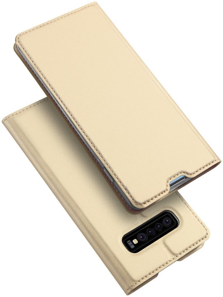 Dux Ducis Premium Book Case Samsung Galaxy S10 Hoesje Goud afbeelding 5
