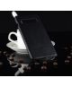 Samsung Galaxy S10 Kunstleren Hoesje met Krokodil Textuur Zwart