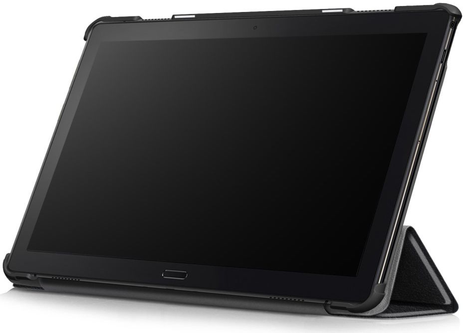 Lenovo Tab P10 Hoes Tri-Fold Zwart afbeelding 3