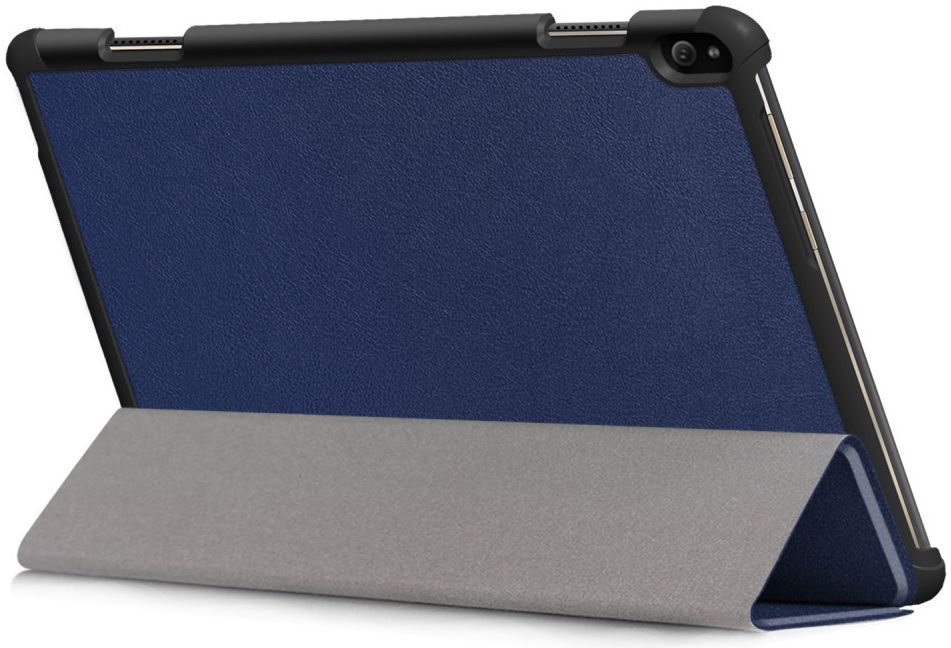 Lenovo Tab P10 Hoes Tri-Fold Blauw afbeelding 3