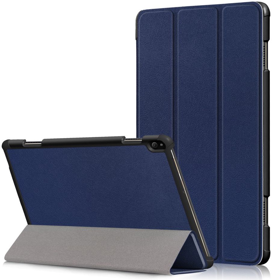 Lenovo Tab P10 Hoes Tri-Fold Blauw afbeelding 1