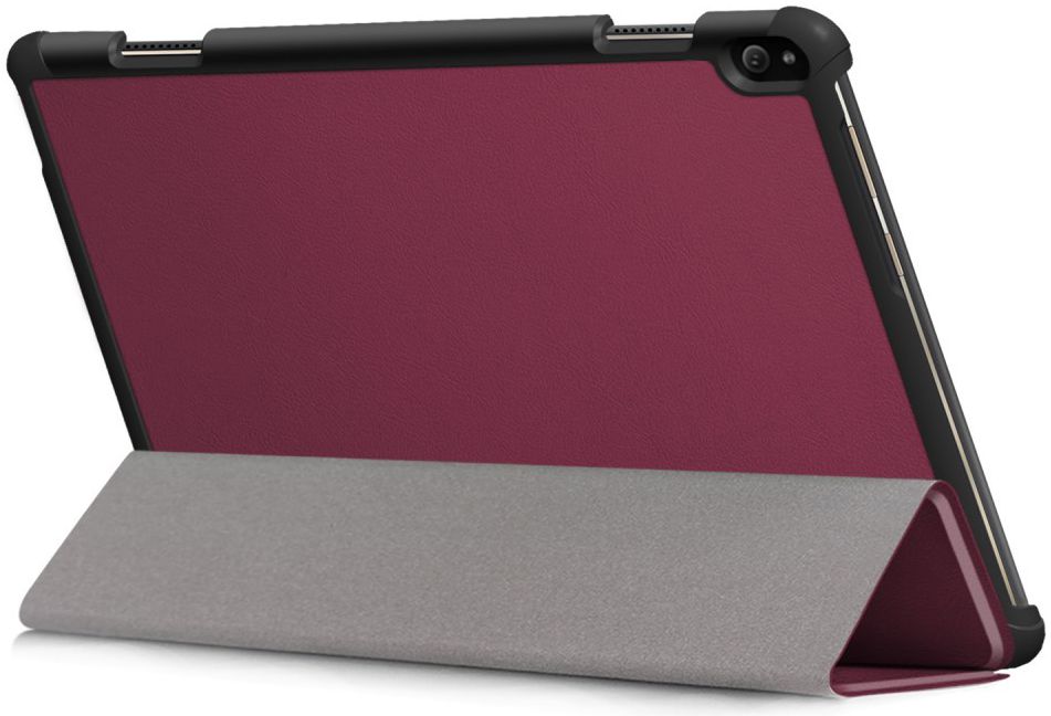 Lenovo Tab P10 Hoes Tri-Fold Rood afbeelding 3