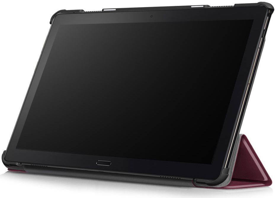 Lenovo Tab P10 Hoes Tri-Fold Rood afbeelding 7