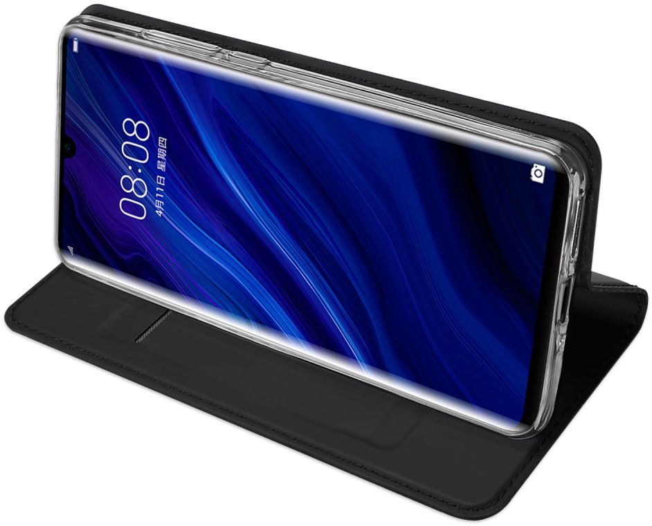 Dux Ducis Book Case Huawei P30 Pro Hoesje Zwart afbeelding 4