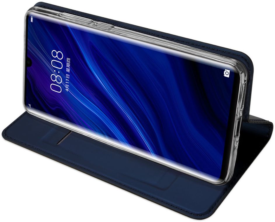 Dux Ducis Book Case Huawei P30 Pro Hoesje Blauw afbeelding 4