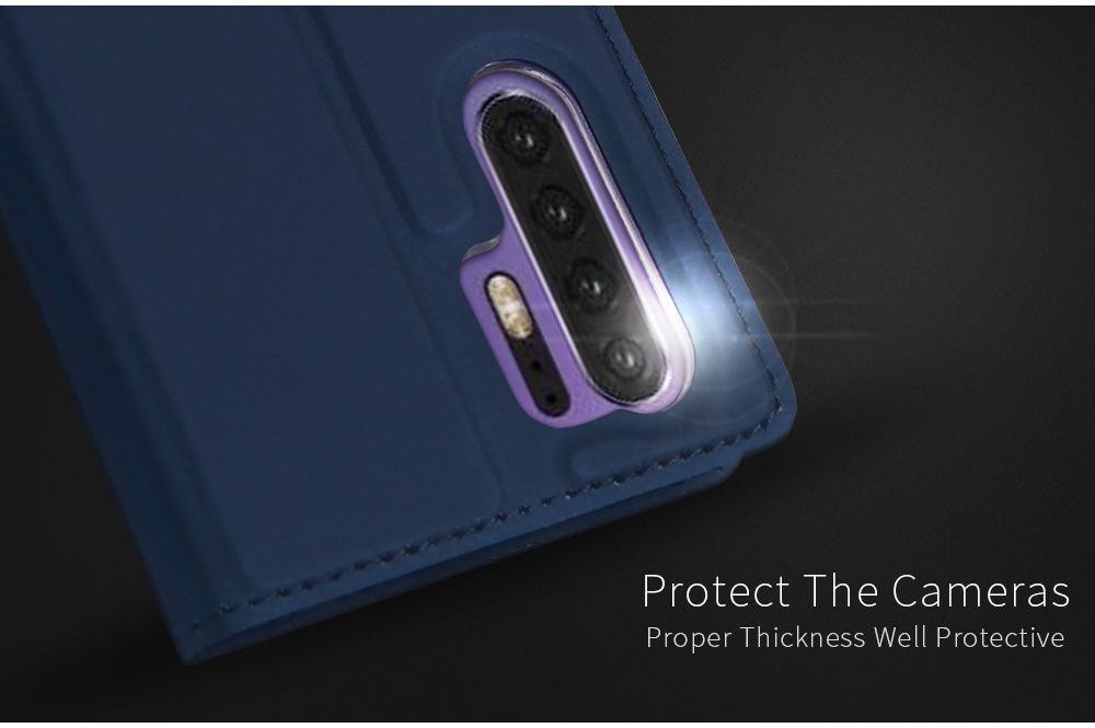 Dux Ducis Book Case Huawei P30 Pro Hoesje Blauw afbeelding 7