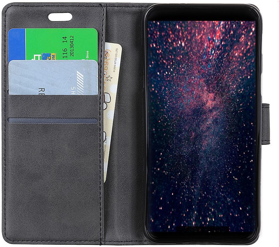 Sony Xperia 1 Portemonnee Hoesje Zwart afbeelding 1