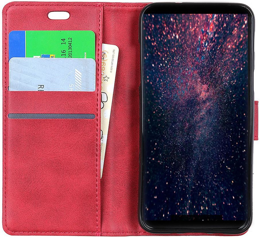 Sony Xperia 1 Portemonnee Hoesje Rood afbeelding 1