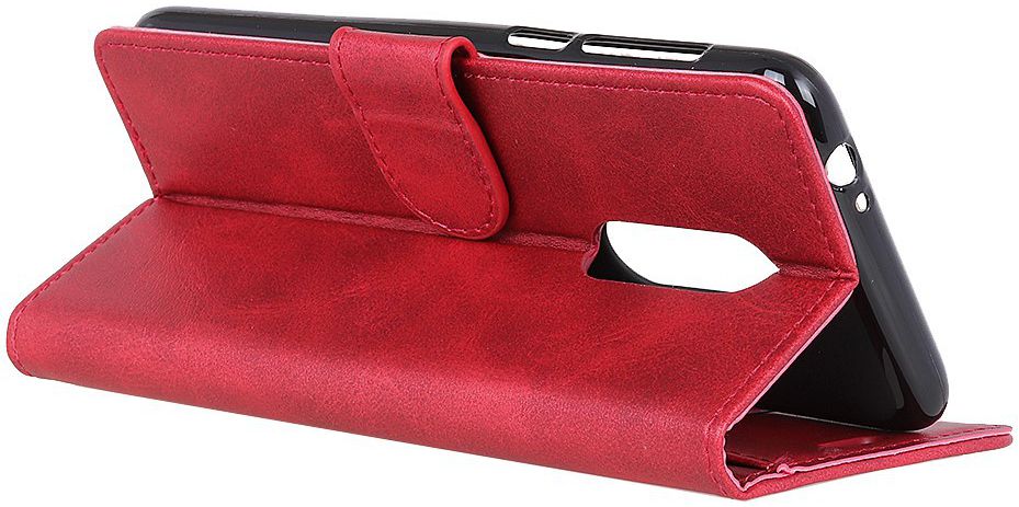 Sony Xperia 1 Portemonnee Hoesje Rood afbeelding 4