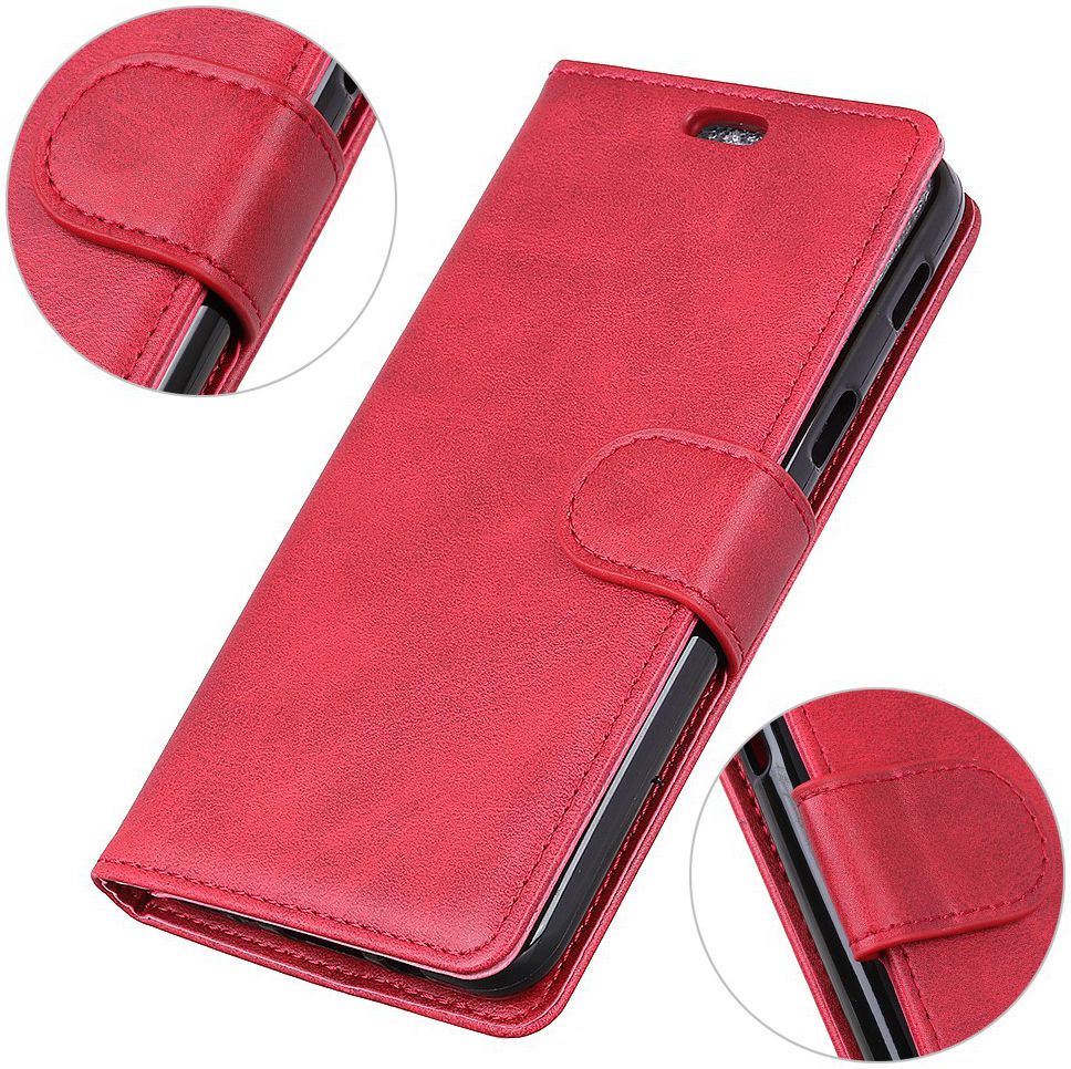 Sony Xperia 1 Portemonnee Hoesje Rood afbeelding 6