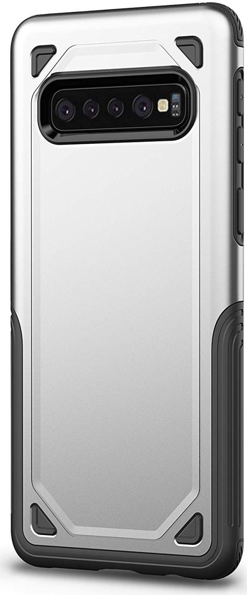 Samsung Galaxy S10 Stijlvol Hybride Hoesje Zwart afbeelding 7