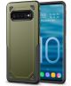Samsung Galaxy S10 Stijlvol Hybride Hoesje Groen