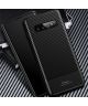 Samsung Galaxy S10 Carbon TPU Hoesje Zwart