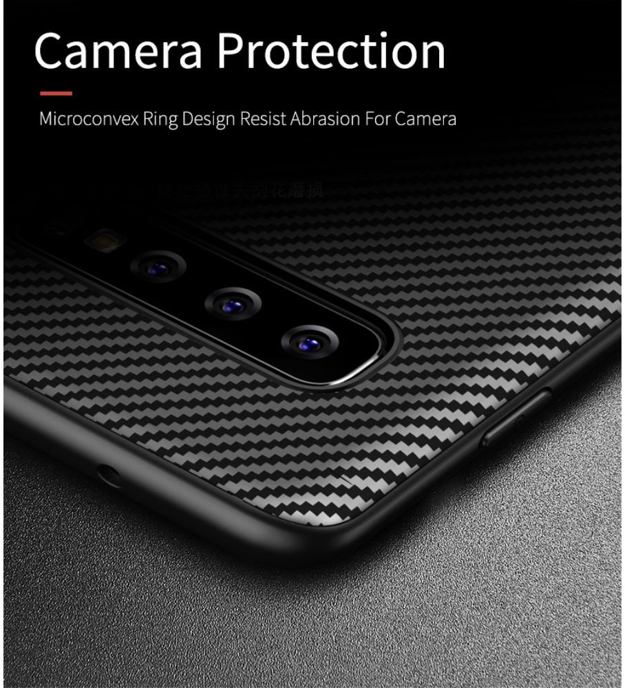 Samsung Galaxy S10 Carbon TPU Hoesje Zwart afbeelding 11