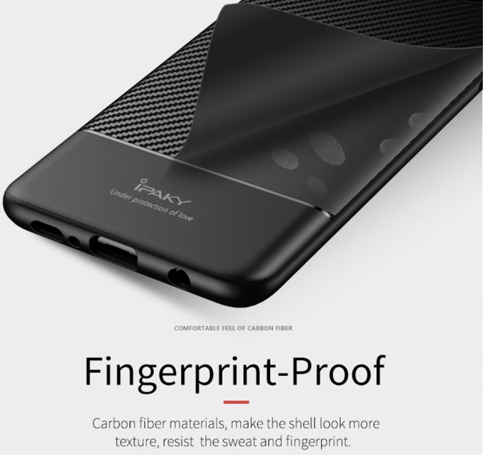 Samsung Galaxy S10 Carbon TPU Hoesje Zwart afbeelding 6
