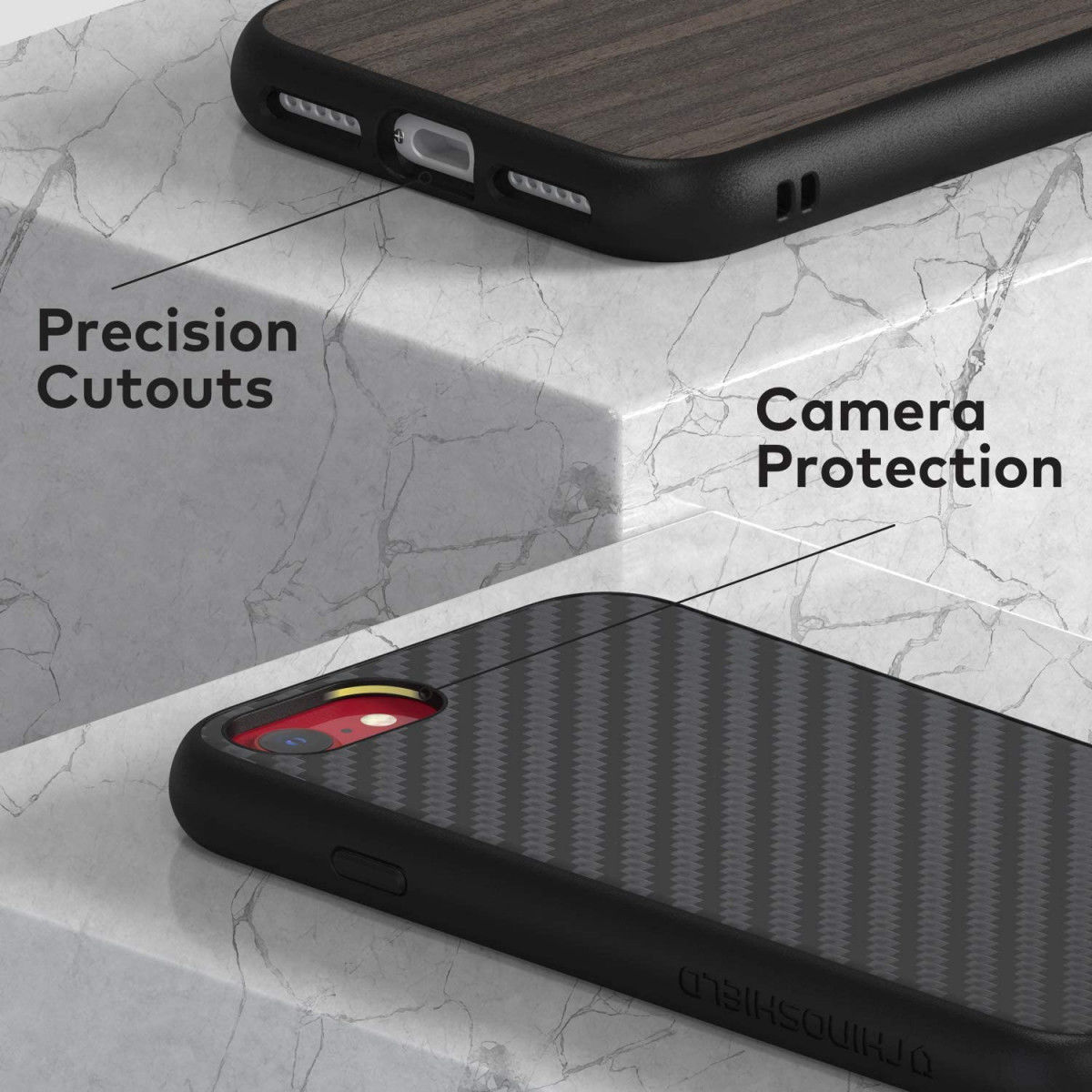 RhinoShield SolidSuit iPhone SE 2020 Hoesje Classic Grafiet afbeelding 6