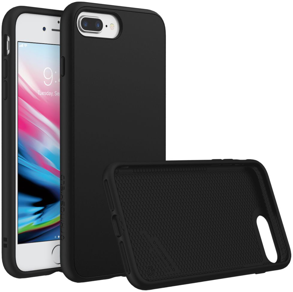 RhinoShield SolidSuit Classic iPhone 7 Plus / 8 Plus Hoesje Zwart afbeelding 1