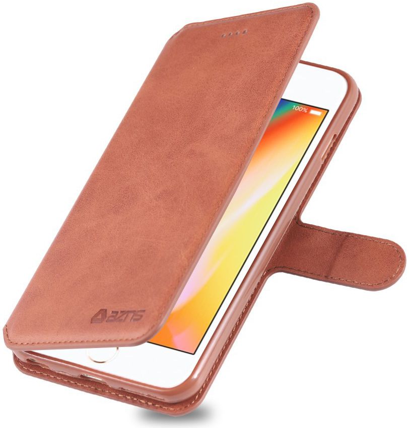 Apple iPhone 6S Portemonnee Hoesje Bruin afbeelding 1