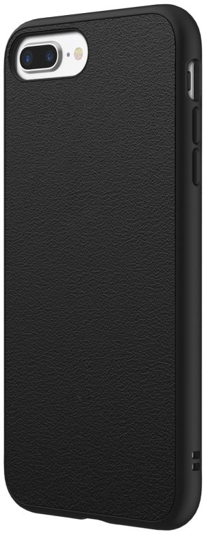 RhinoShield SolidSuit Black Leather iPhone 7 Plus / 8 Plus Hoesje afbeelding 2
